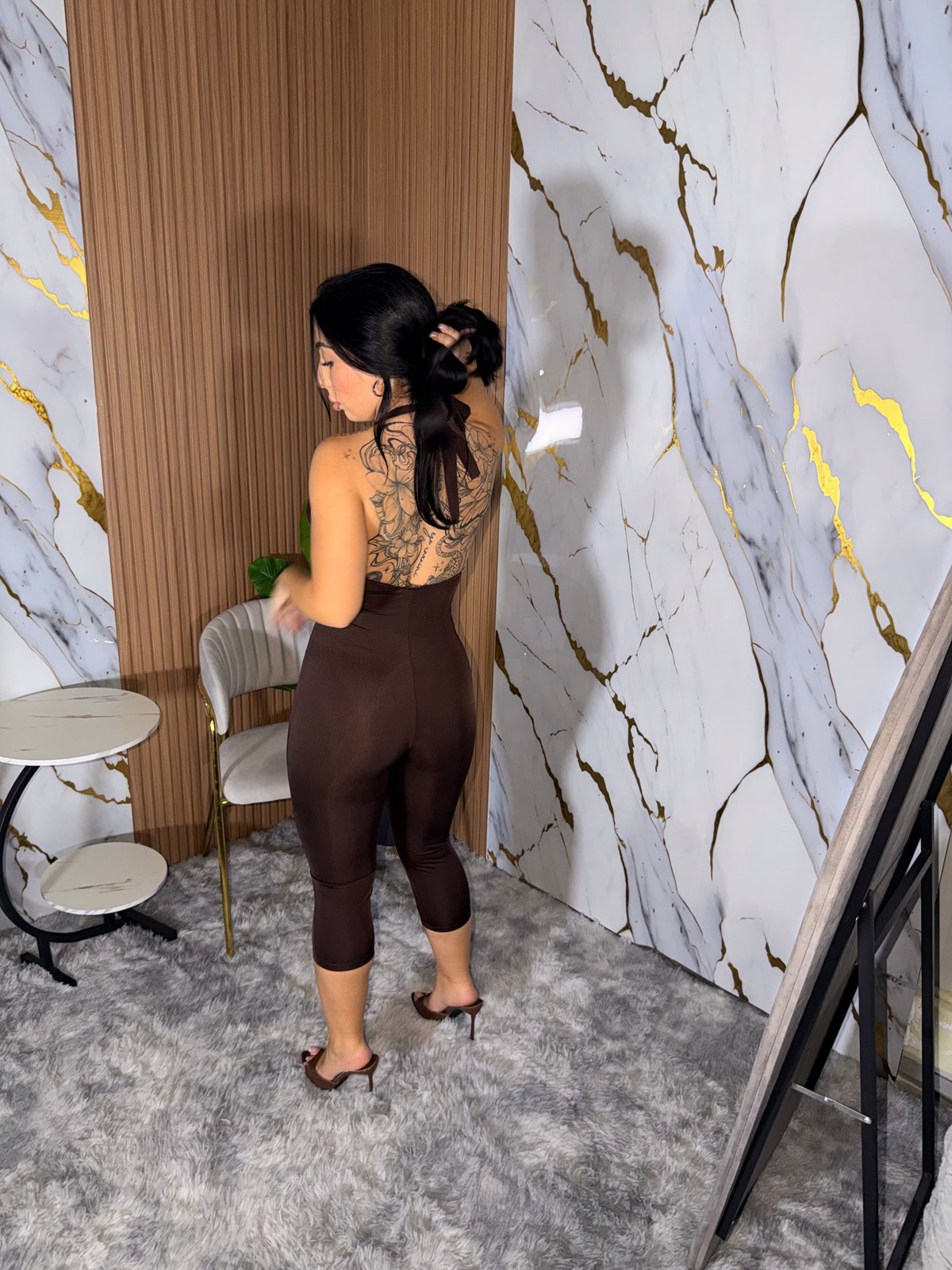 CAPRI Jumpsuit Marrone