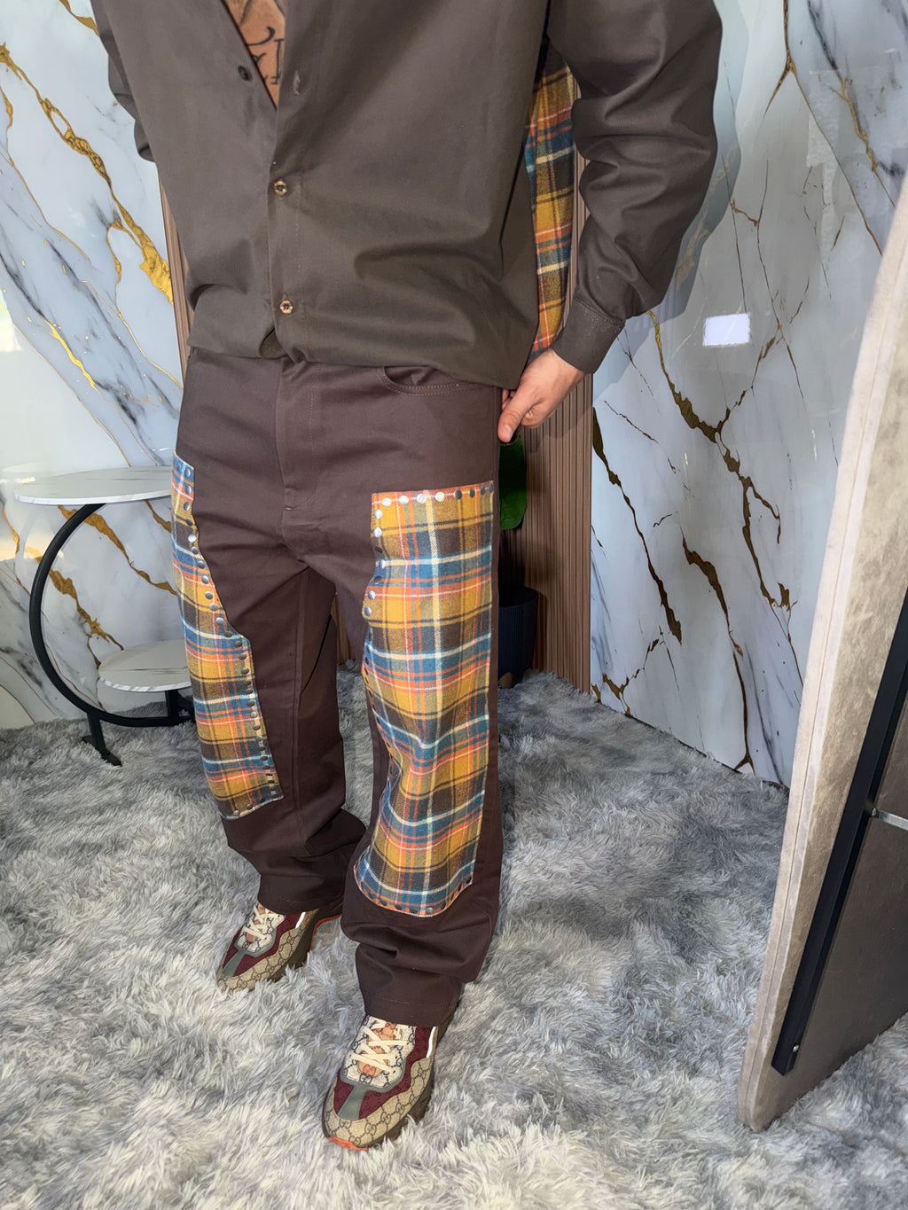 PANTS CREATIVE marrone