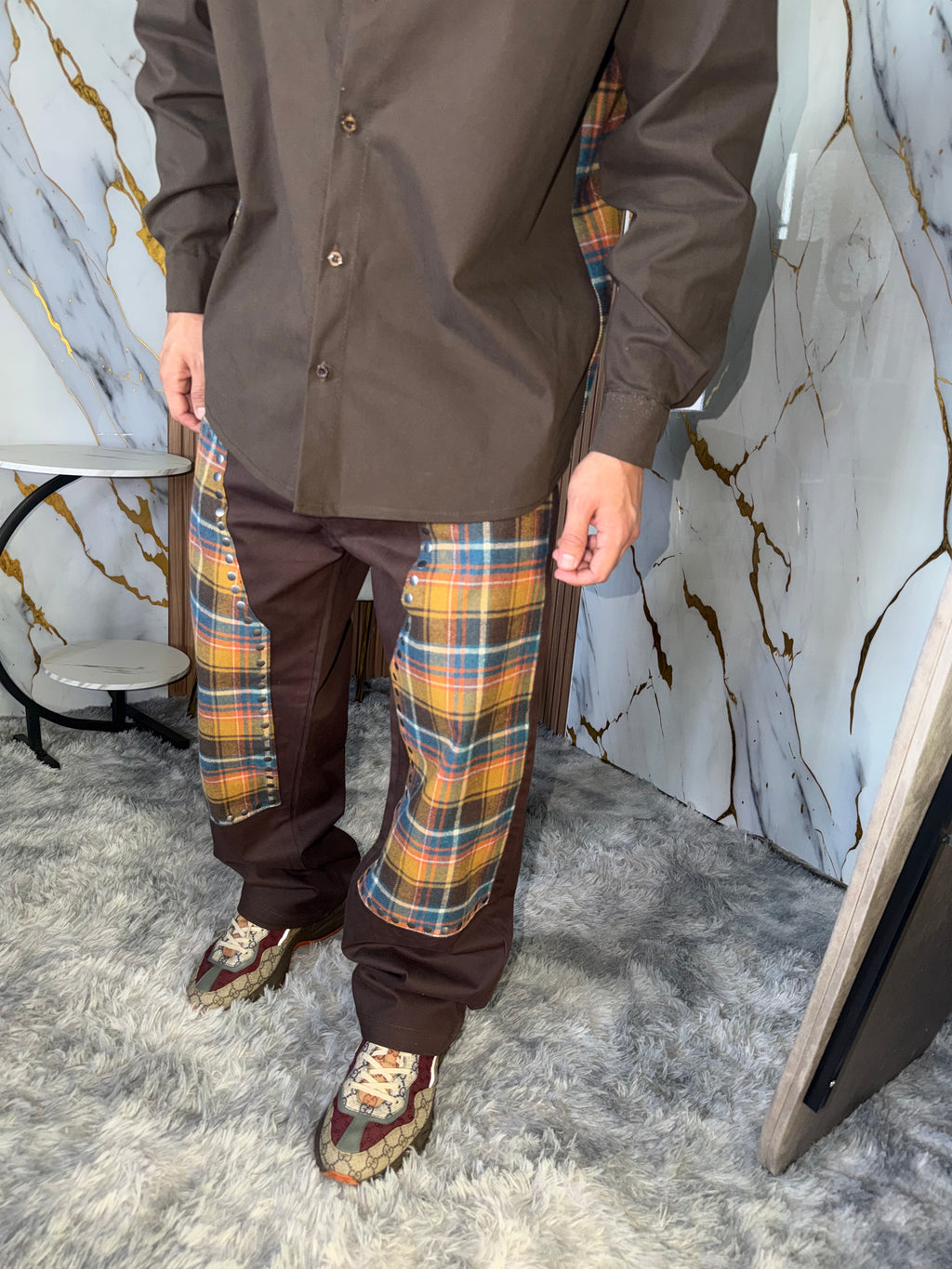 PANTS CREATIVE marrone